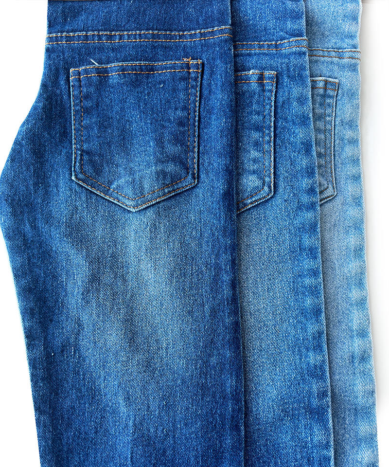 Sarga índigo 3/1 Tejido denim elástico pesado#30029