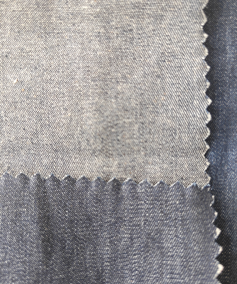 Indigo 2/1 Twill Peso ligero No elástico Tejido de mezclilla de algodón puro#10027