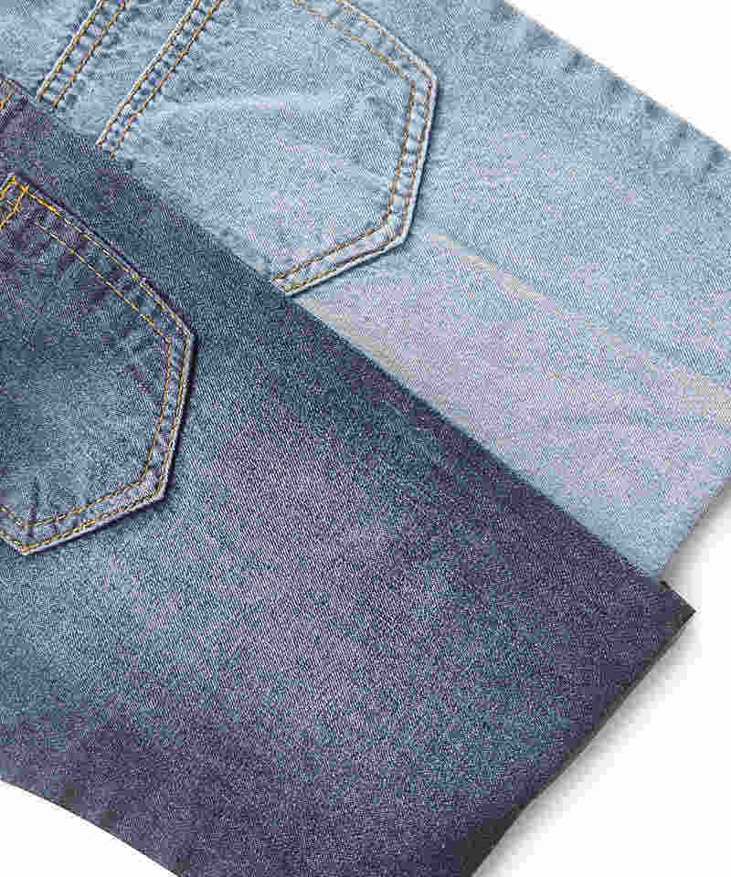 Slub Indigo 2/1 Twill Peso ligero No elástico Tejido de mezclilla de algodón puro#10031