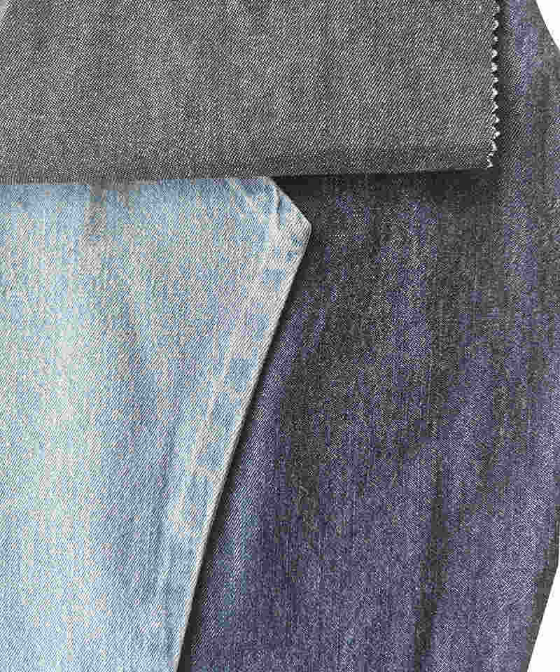 Slub Indigo 2/1 Twill Peso ligero No elástico Tejido de mezclilla de algodón puro#10031