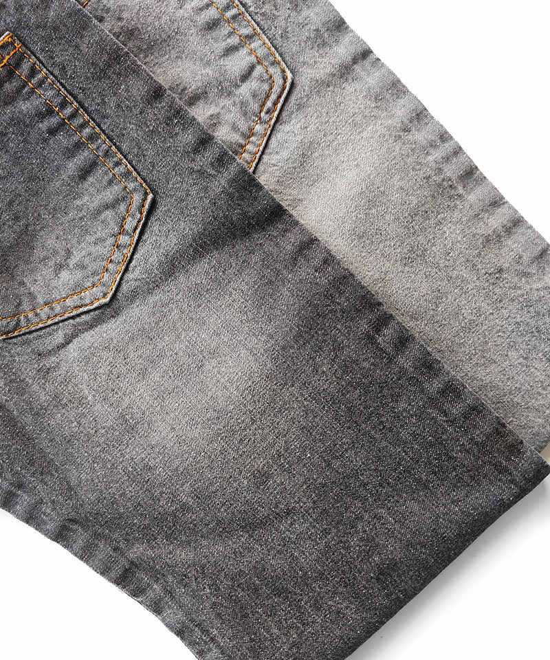 Slub Grey 2/1 Twill Peso medio Tejido de mezclilla de algodón puro no elástico#10042