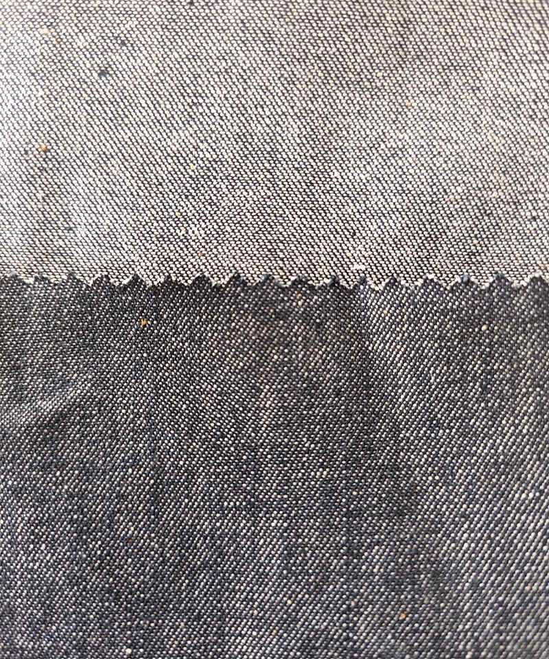 Slub Grey 2/1 Twill Peso medio Tejido de mezclilla de algodón puro no elástico#10042