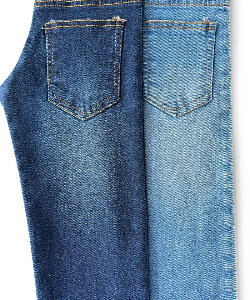 Sarga índigo 3/1 Tejido denim elástico pesado#40026