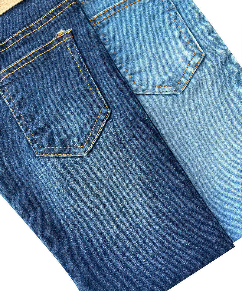 Sarga índigo 3/1 Tejido denim elástico pesado#40026