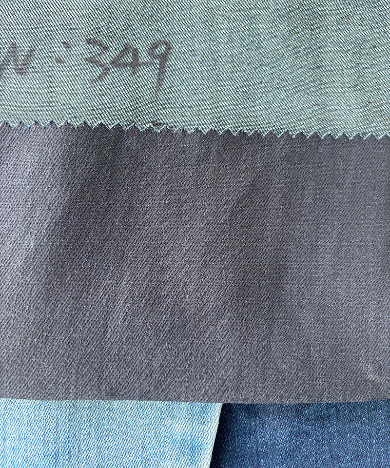 Slub Indigo 3/1 Twill Tejido denim elástico pesado#40032