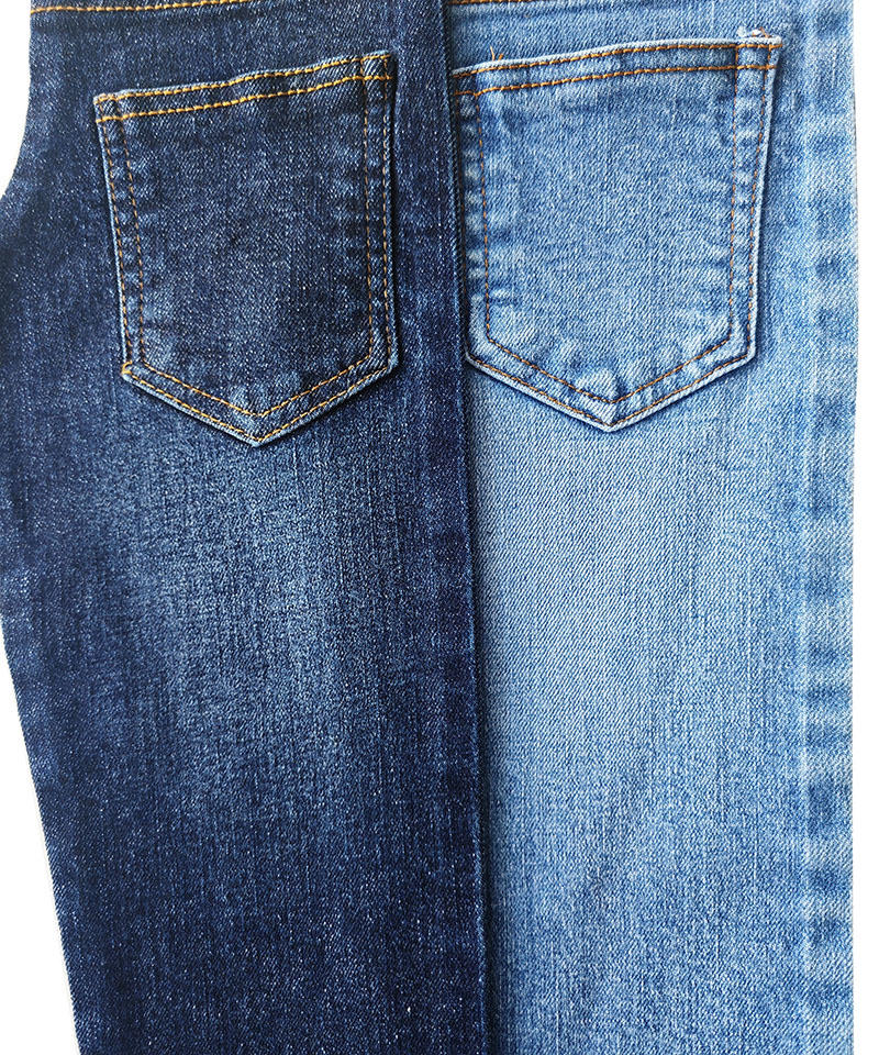 Slub Indigo 3/1 Twill Tejido denim elástico pesado#20008