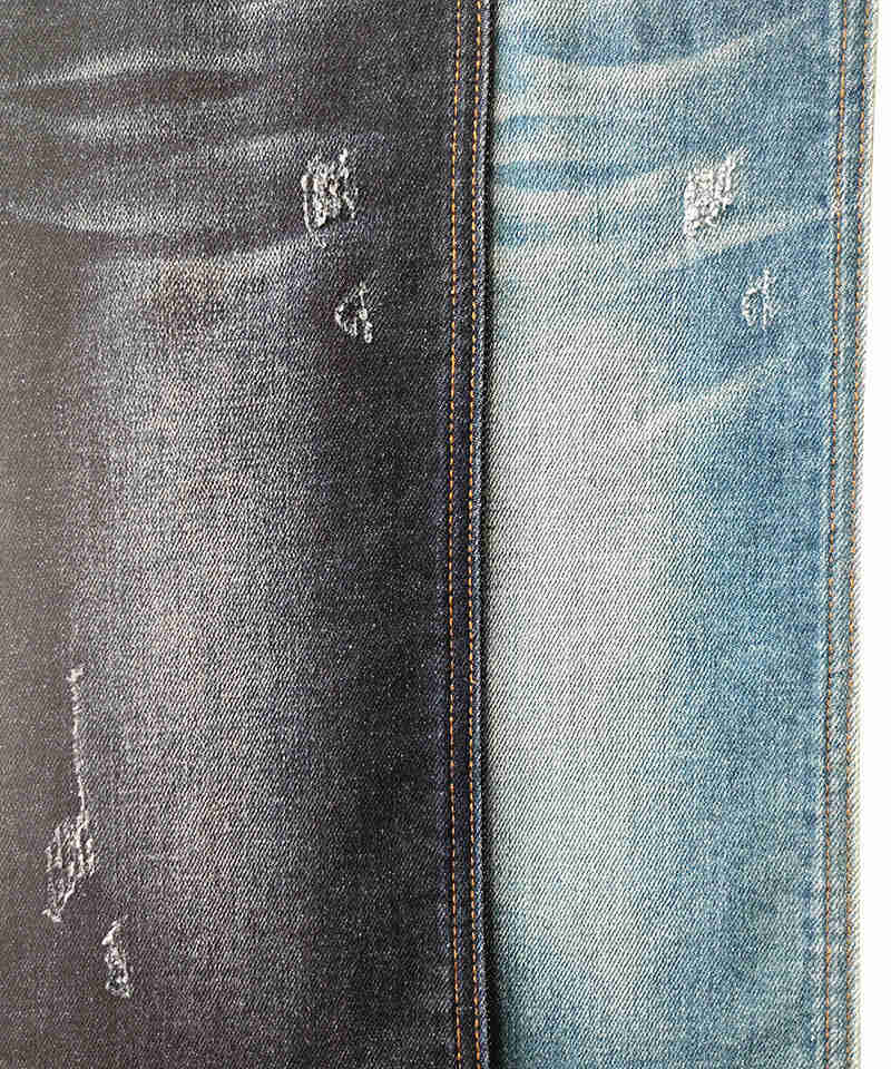 Sarga índigo 3/1 Tejido denim elástico pesado#20056