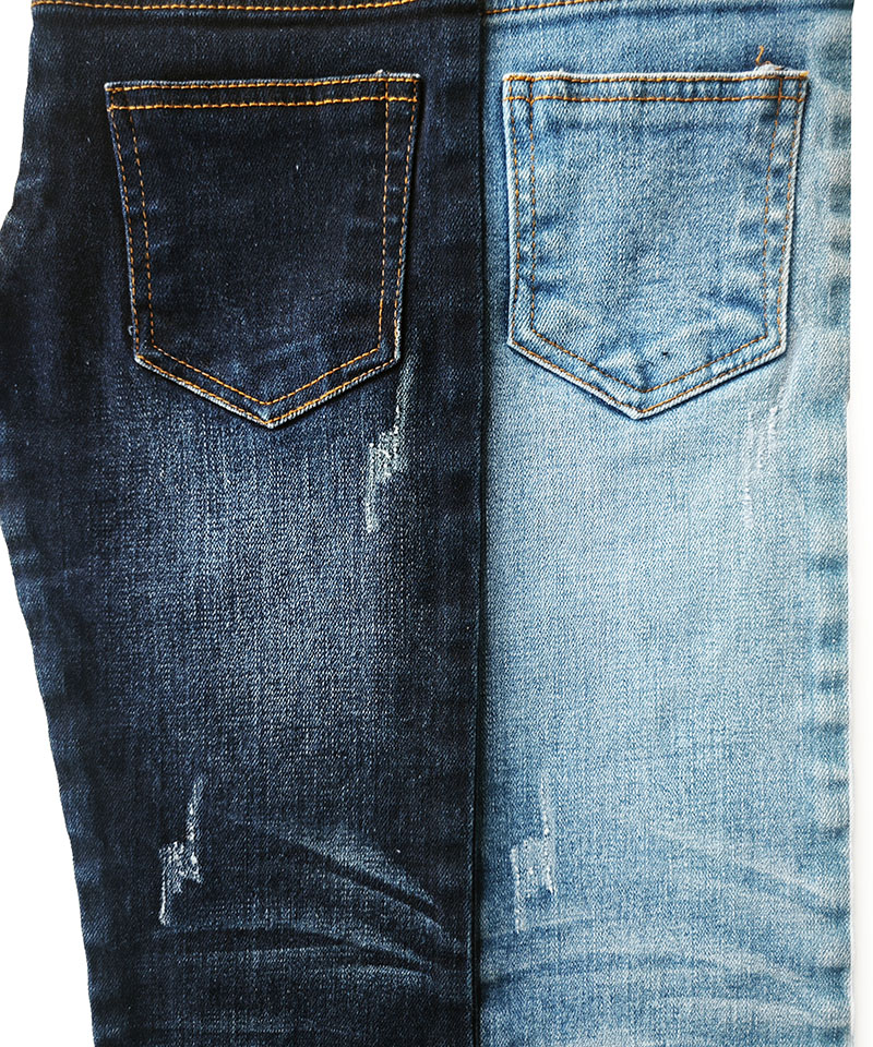 Slub Indigo 3/1 Twill Tejido denim elástico pesado#20062