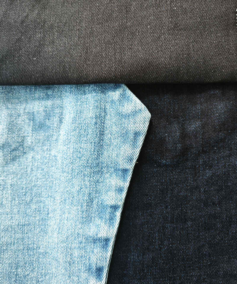 Slub Indigo 3/1 Twill Tejido denim elástico pesado#20062