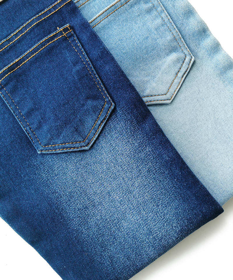 Indigo 4/1 Satén Tejido denim elástico pesado#50033