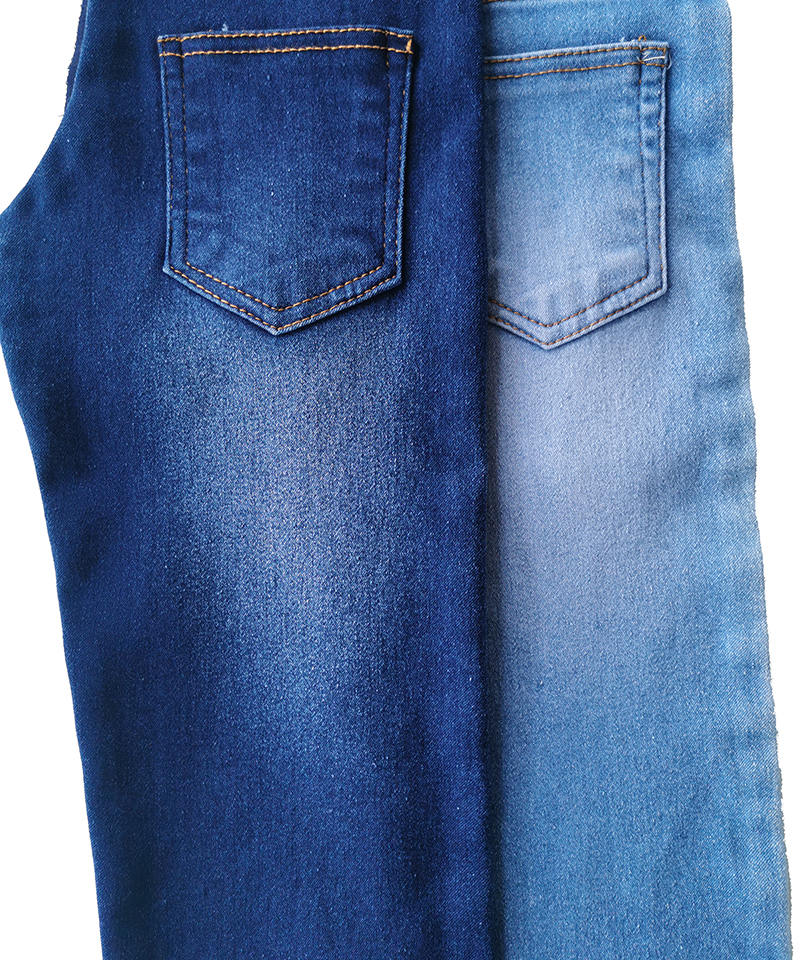 Indigo 4/1 Satén Tejido denim elástico pesado#50033