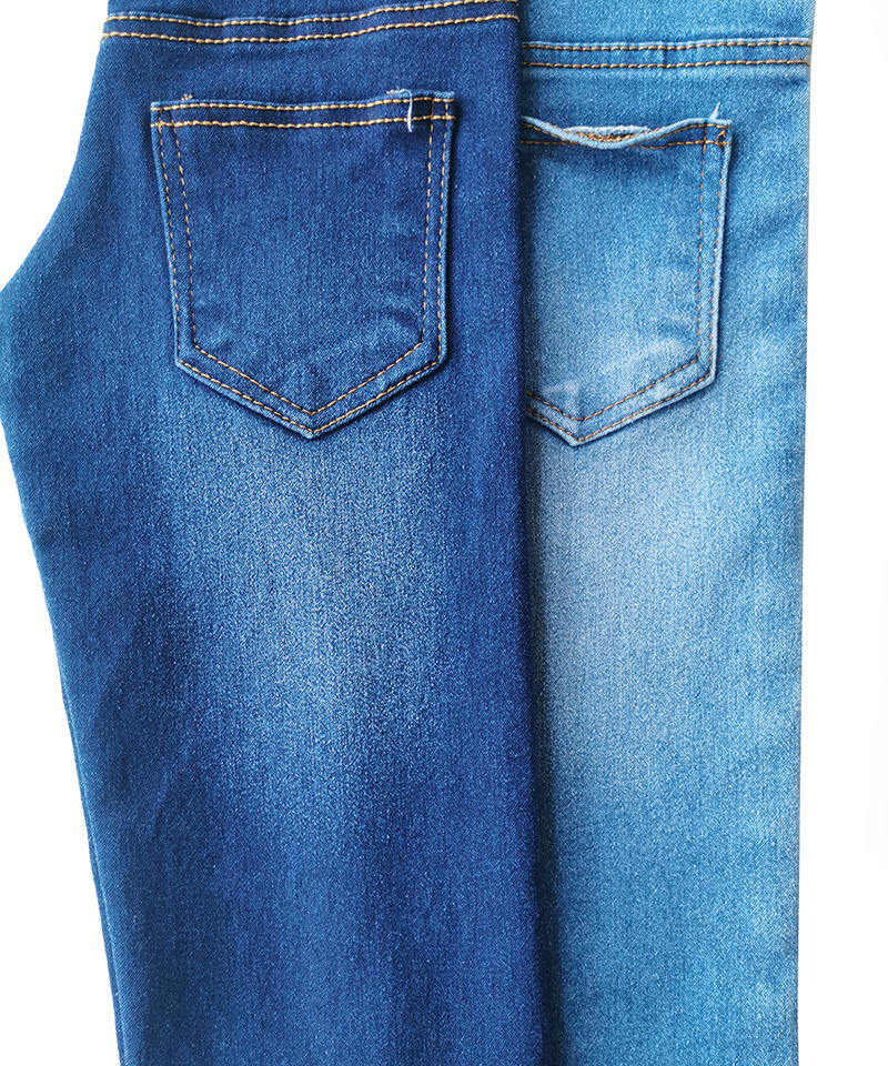 Indigo 4/1 Satén Peso medio Tejido denim elástico alto#50037