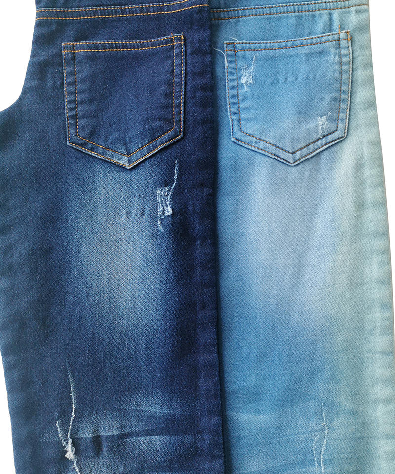 Indigo Tejido falso Peso medio Tejido denim elástico#60004