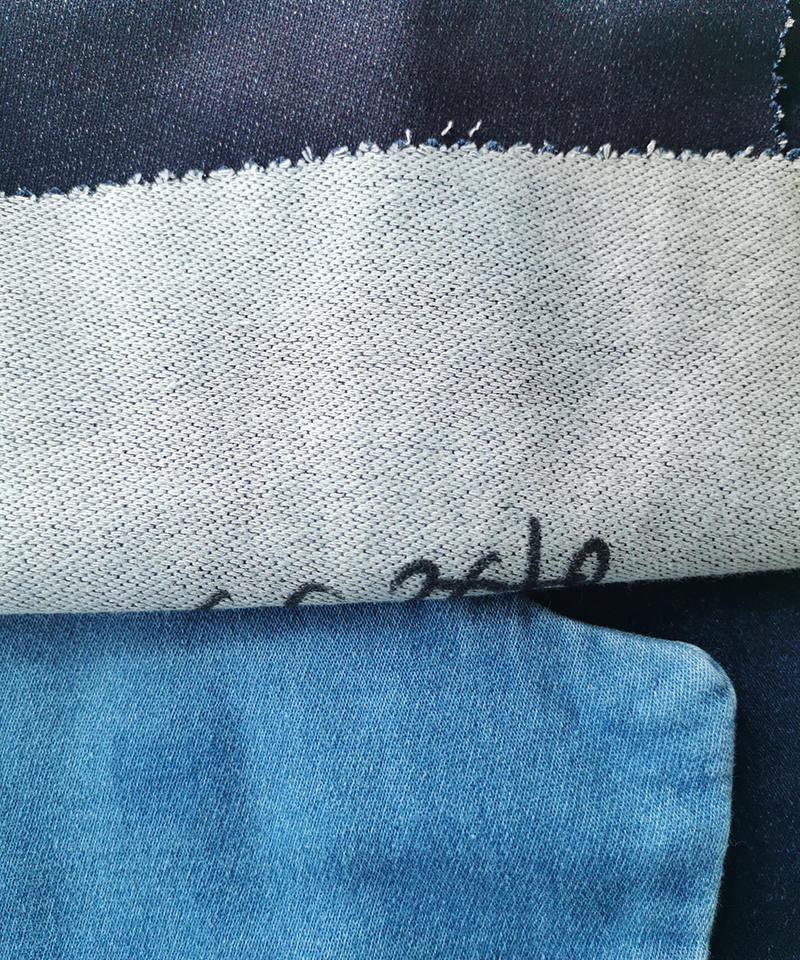 Indigo Tejido falso Peso medio Tejido denim elástico#60004