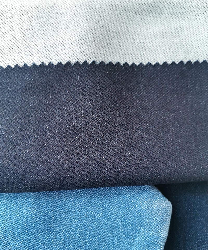 Indigo Tejido falso Peso medio Tejido denim elástico#60021