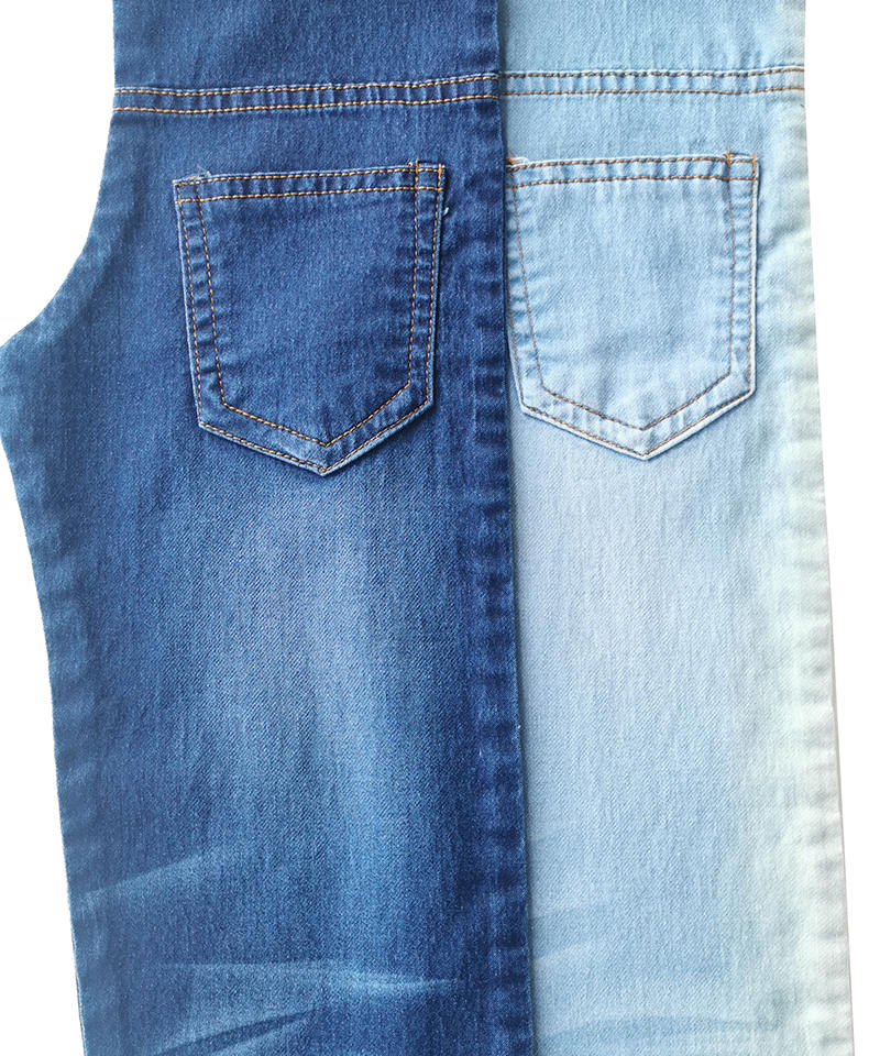 Indigo Tejido falso Peso ligero Tejido denim elástico#60028