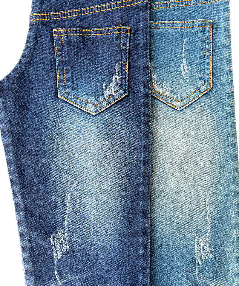 Indigo Tejido falso Peso medio Tejido denim elástico#60042