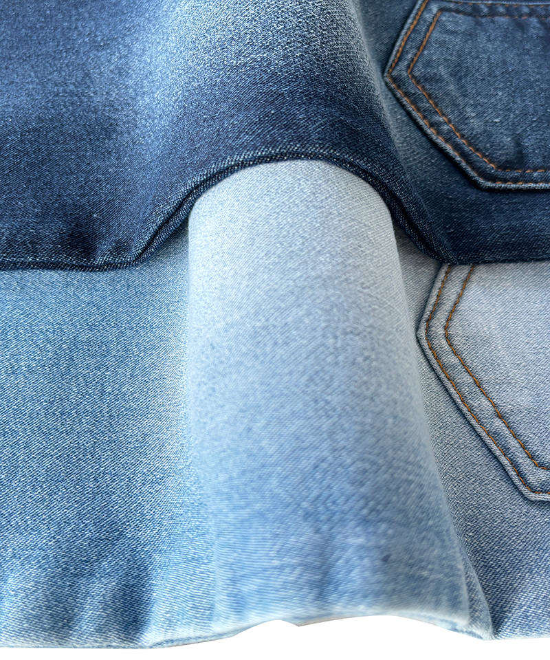 Indigo Tejido falso Peso medio Tejido denim elástico#60043