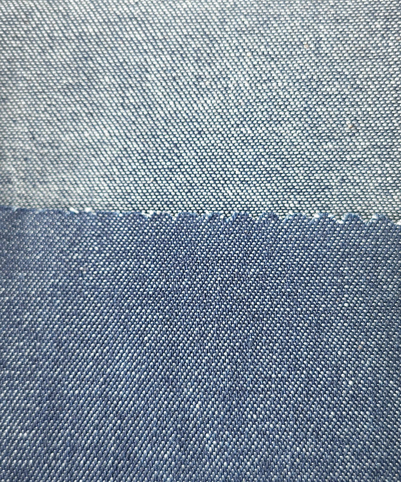 Indigo 2/1 Twill Peso ligero No elástico Tejido de mezclilla de algodón puro#10034