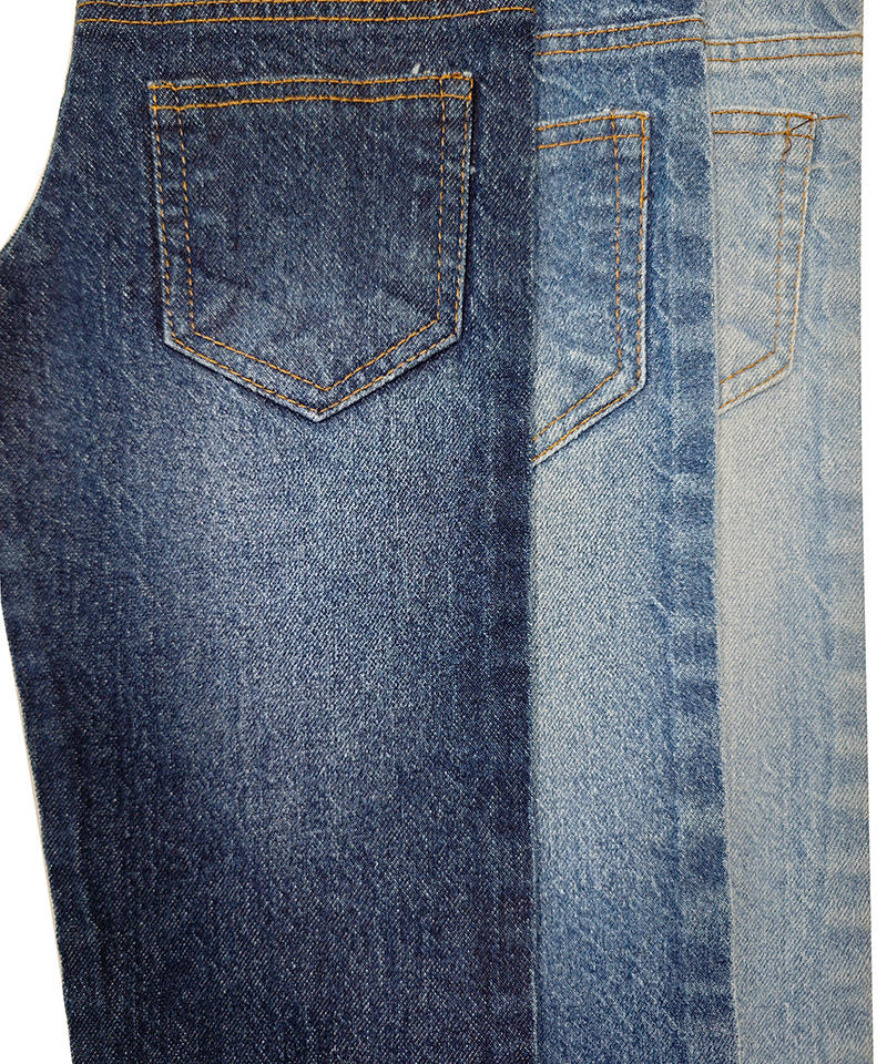 Sarga índigo 3/1 Tejido denim elástico pesado#20074