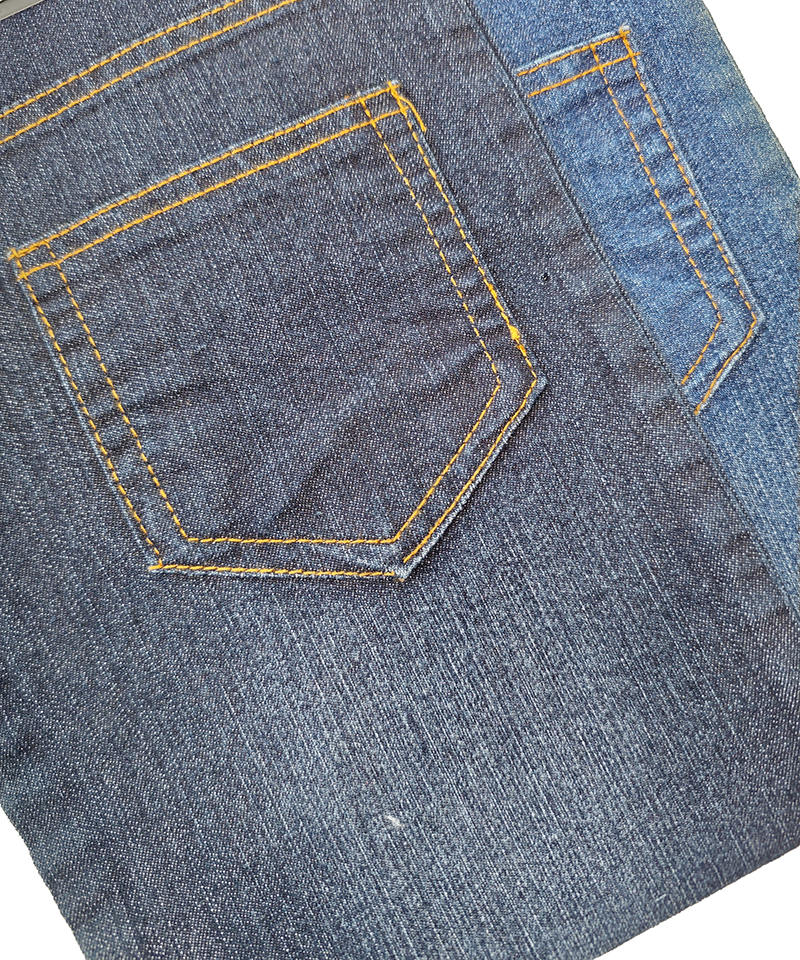 Slub Indigo 2/1 Twill Tejido de mezclilla elástico de peso medio#30025