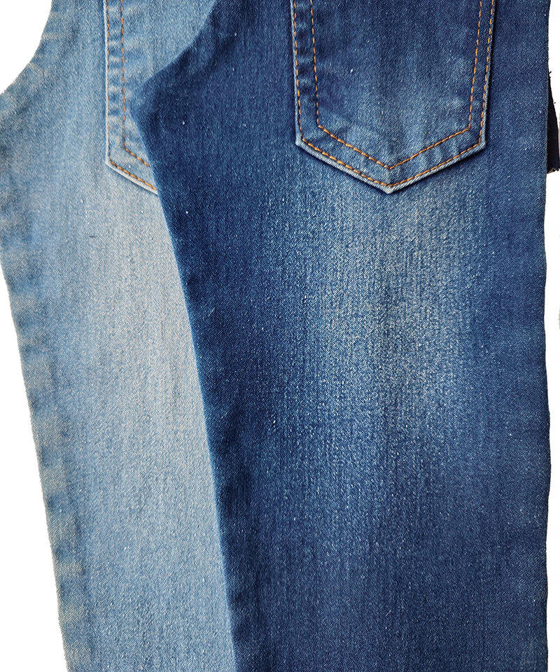 Indigo 4/1 Satén Tejido denim elástico pesado#50041