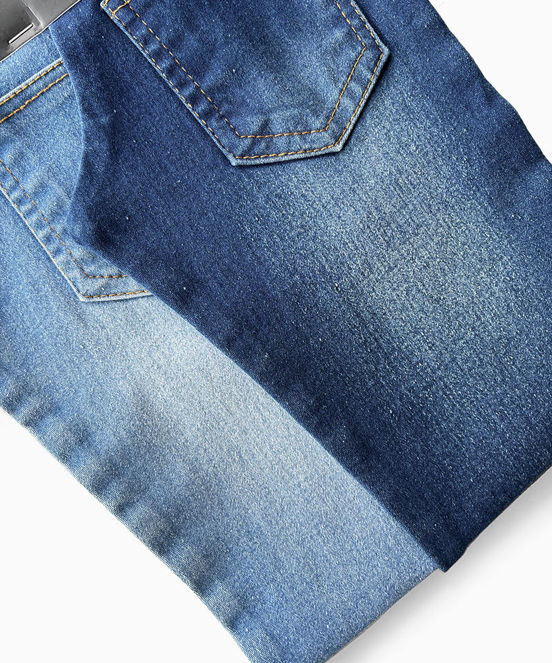 Indigo 4/1 Satén Tejido denim elástico pesado#50041