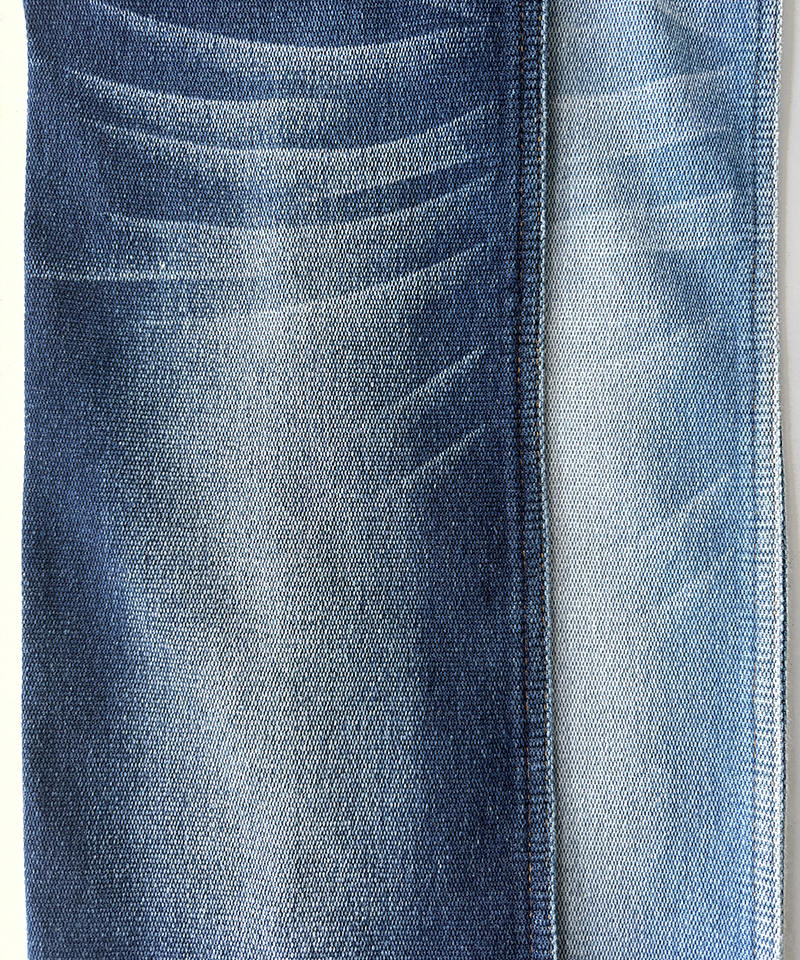 Indigo Jacquard Tejido denim de gran elasticidad y peso pesado#90005