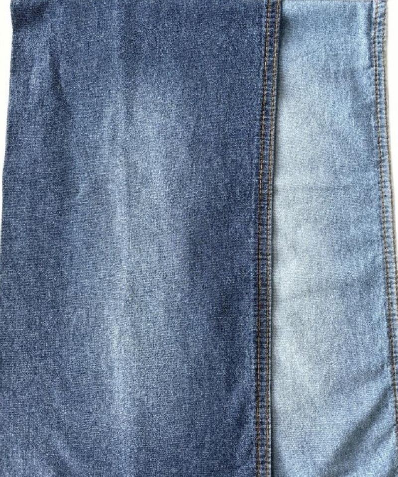 Indigo Liso Tejido denim ligero y no elástico#10048