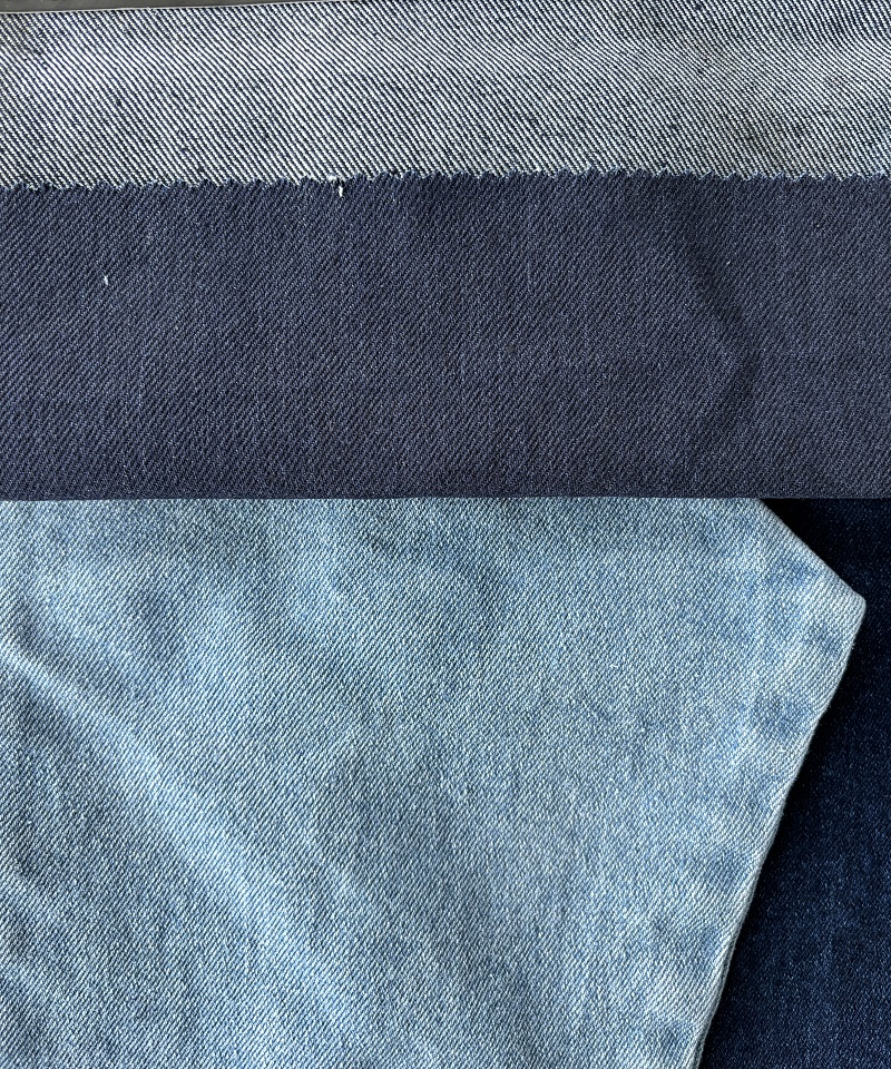 Sarga índigo 3/1 Tejido denim elástico pesado#30070