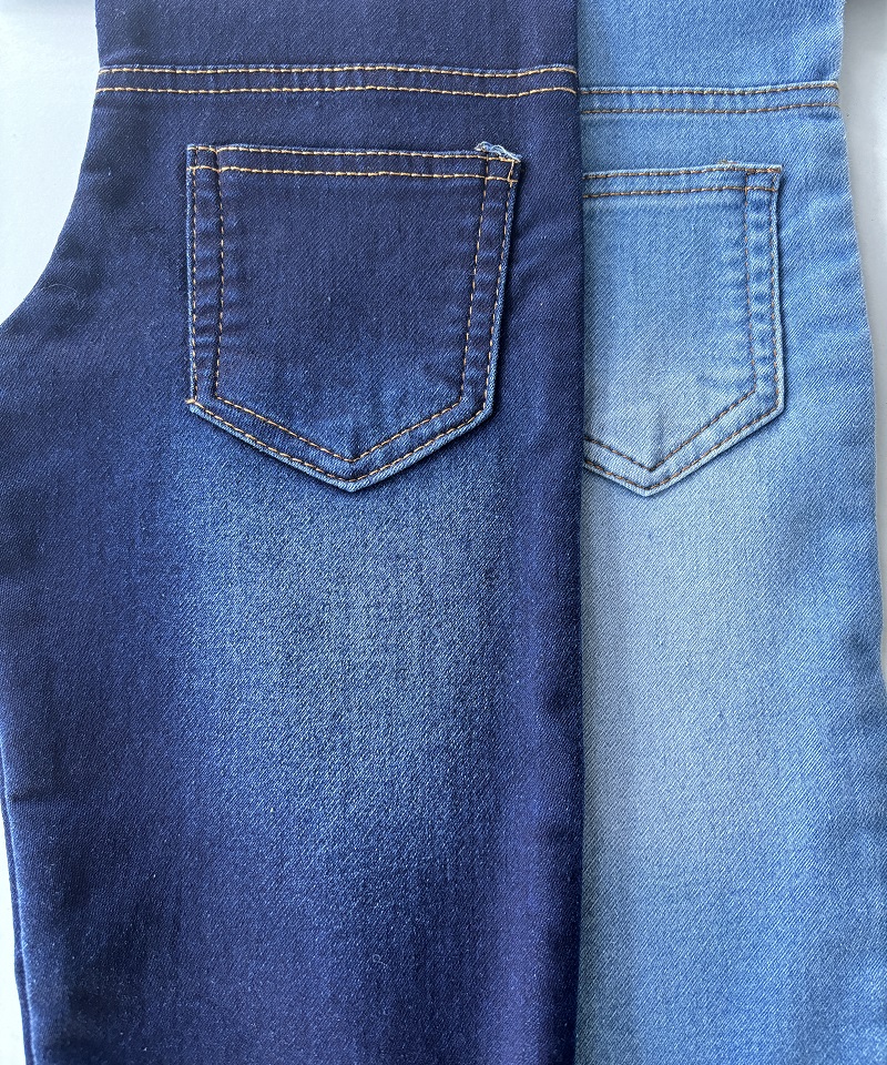 Indigo Tejido falso Peso medio Tejido denim elástico#60045