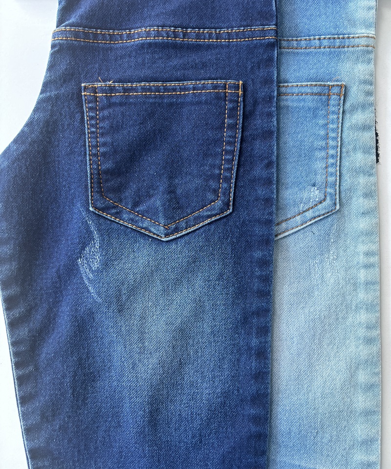 Indigo Tejido falso Peso medio Tejido denim elástico#60026