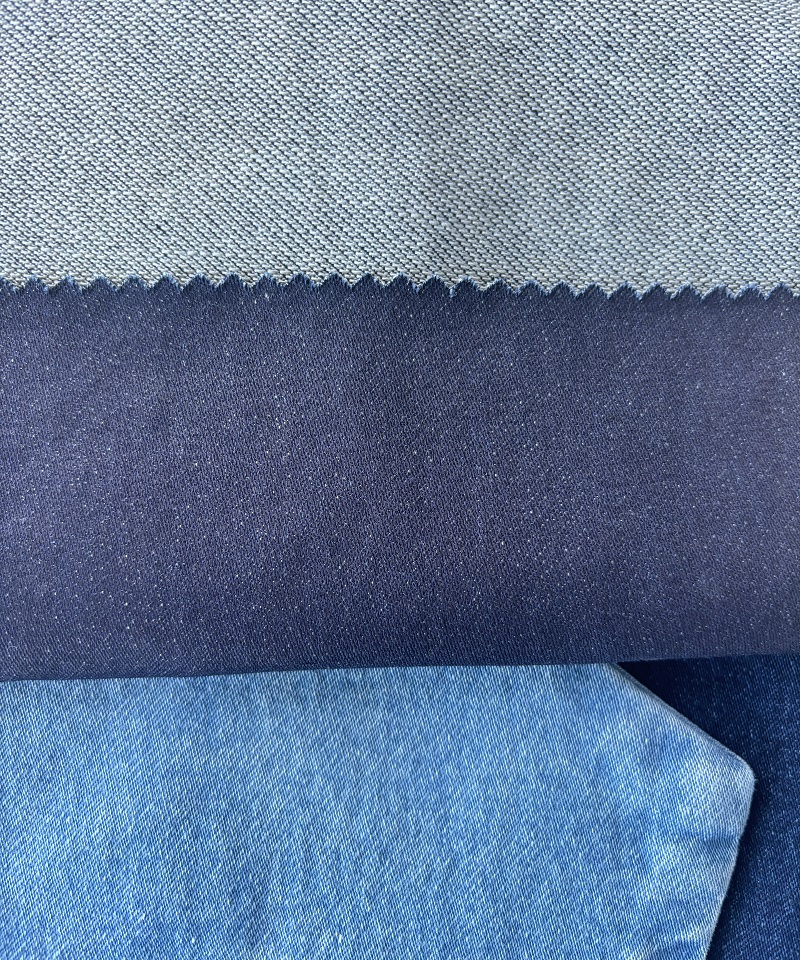 Indigo Tejido falso Peso medio Tejido denim elástico#60026