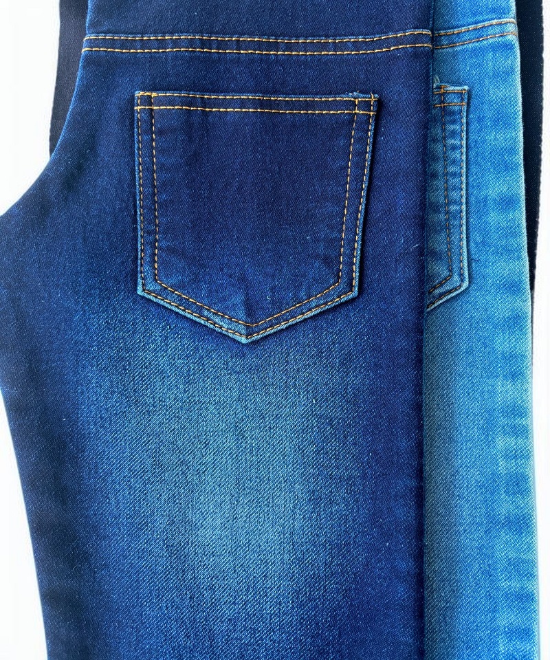 Indigo Tejido falso Peso medio Tejido denim elástico#60011