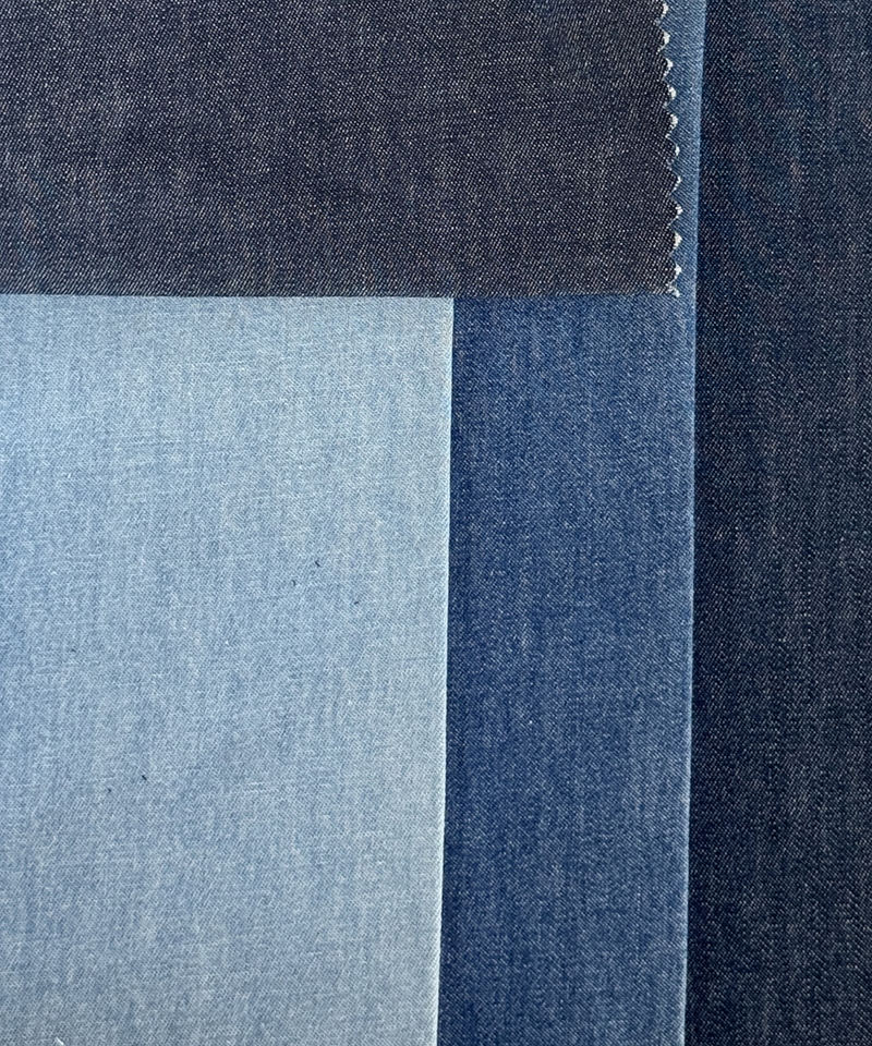 -9131-1#Indigo-2/1 Twill-4.8oz-Tela vaquera no elástica#10027