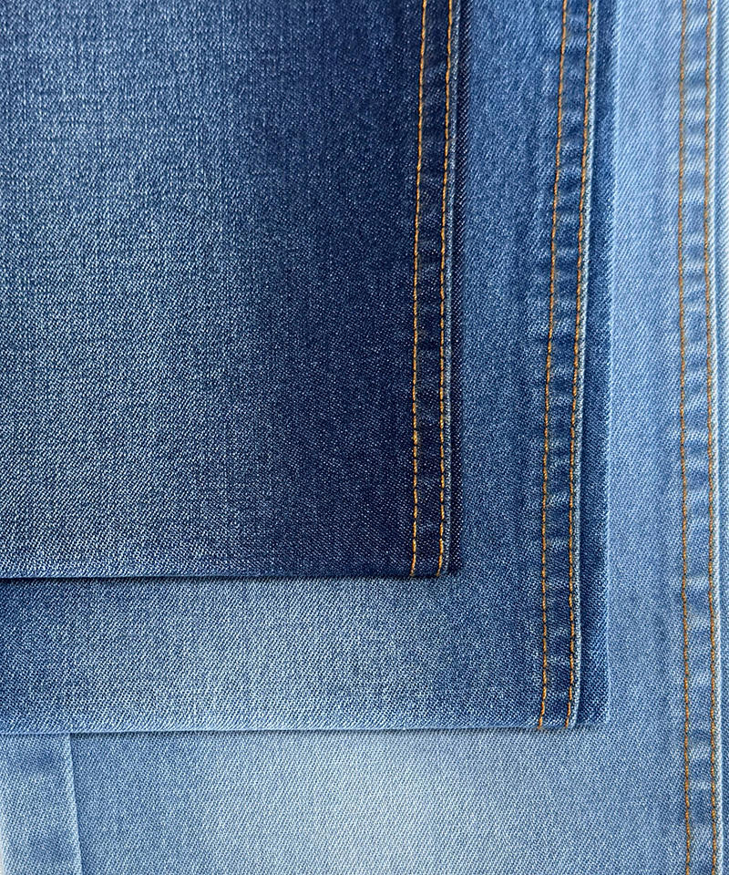 -YJ#Indigo-2/1 Twill-8.2oz-Tela vaquera no elástica#10053