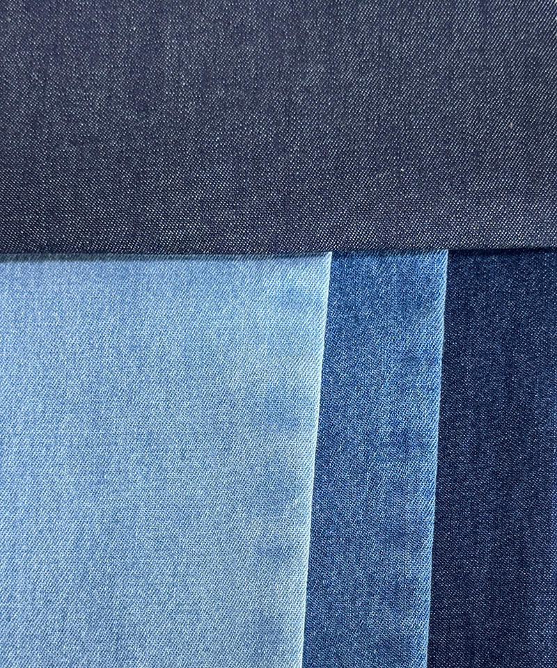 -YJ#Indigo-2/1 Twill-8.2oz-Tela vaquera no elástica#10053