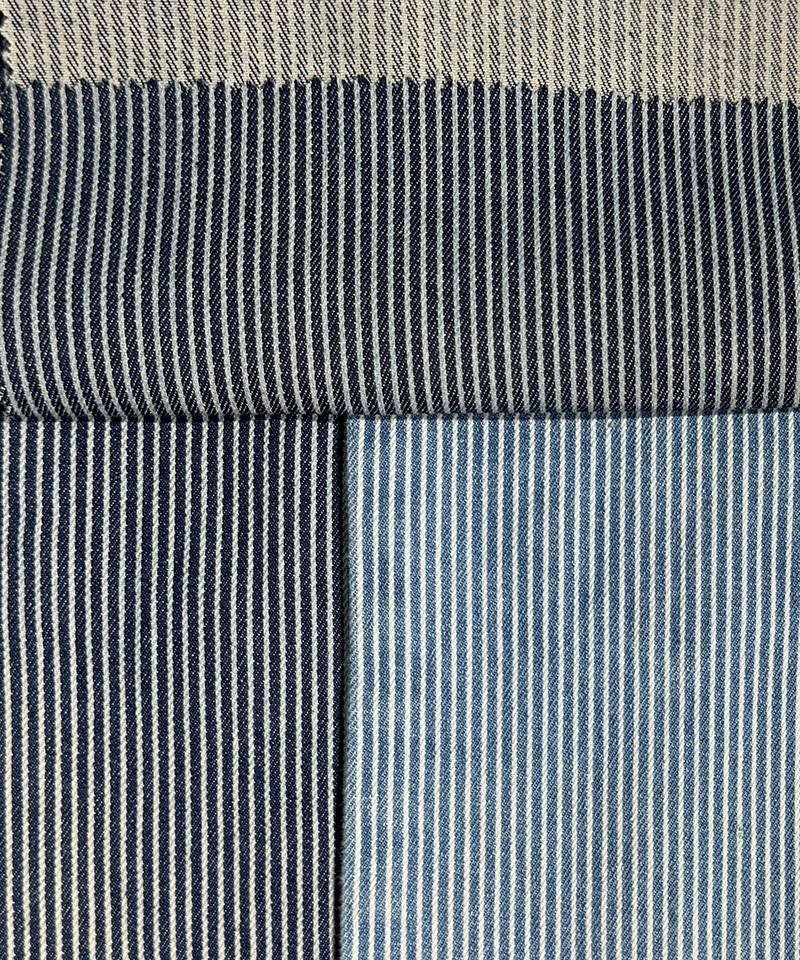 Slub Indigo 3/1 Twill Peso medio Tejido de mezclilla de algodón puro no elástico#10014