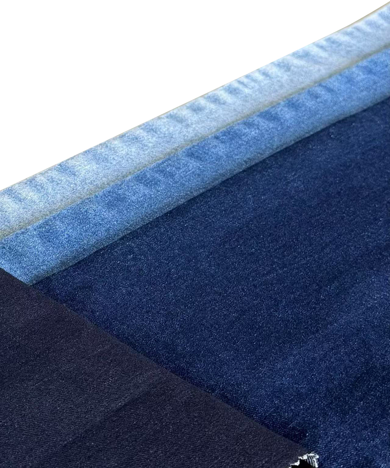 -9521#Blue & Grey-3/1 TWILL-9.7oz-Stretch-Denim Fabric#30035