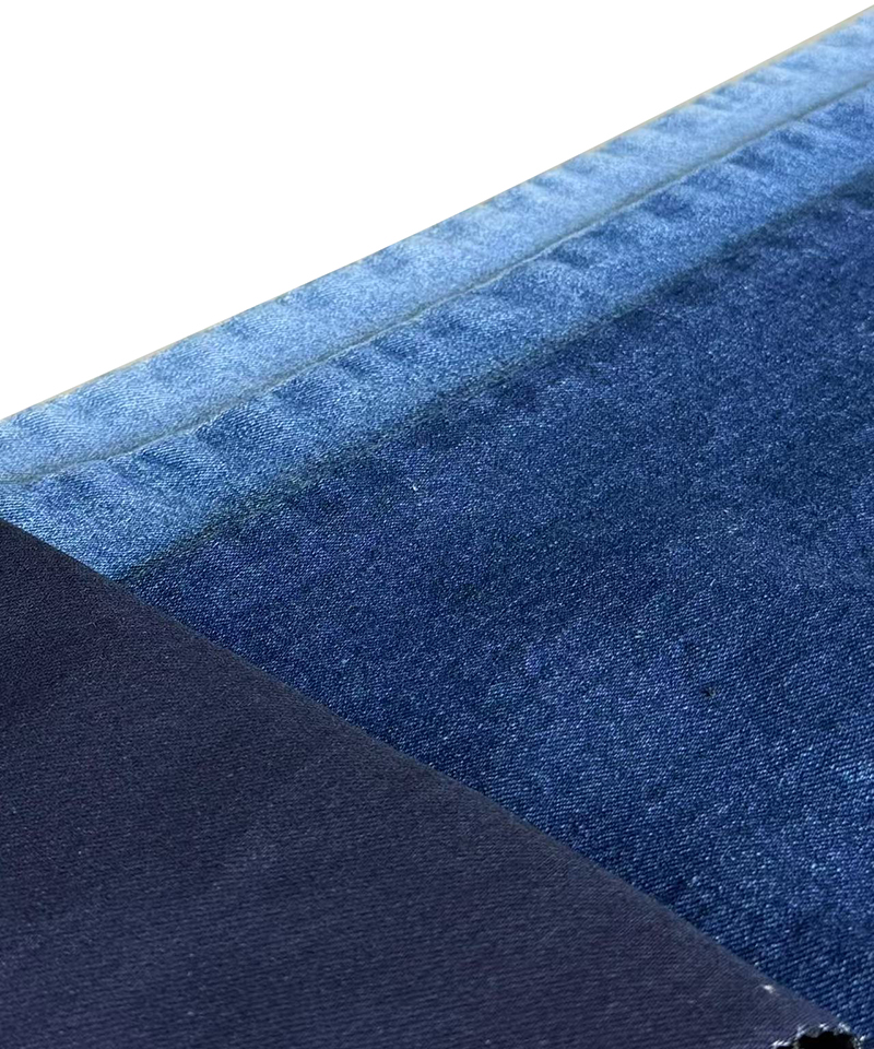 -230323#Indigo/Black-3/1 TWILL-12.8OZ-Stretch-Lyocell-COLDE-DENIM FACTRA#30081